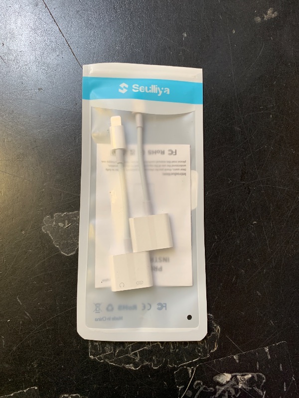 Photo 1 of [Apple MFi Certified] 2-in-1 Charging & Audio Adapter for iPhone, Lightning to 3.5mm Headphone Jack Dongle Splitter, Supports Hi-Res Lossless Sound, Compatible with iPhone 14/13/12/11/XS/XR/8/7 2Pack