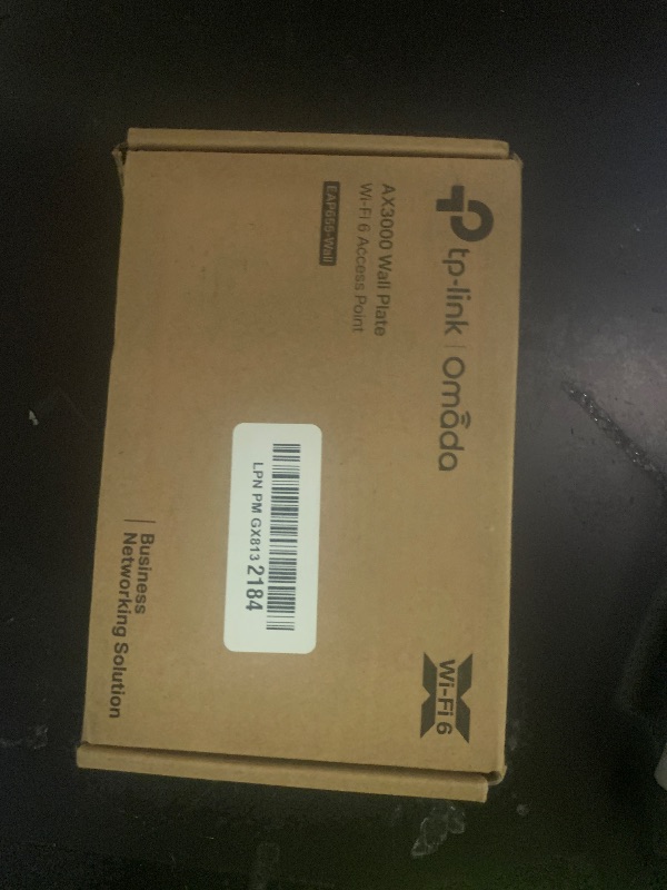 Photo 1 of TP-Link EAP655-Wall | Omada True WiFi 6 AX3000 Wall Plate Wireless Gigabit Access Point | High-Efficiency | Seamless Roaming | PoE Passthrough | Multiple SDN Controller Options | Remote & App Control