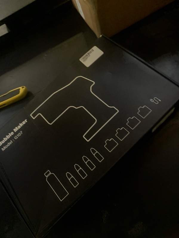 Photo 1 of Electric Cocktail Smoke Bubble Gun Kit - Aroma Blaster with 4 Flavor Oils & Edible Bubbles | 5000mAh Rechargeable, Color Screen | Smoker for Whiskey, Food, Drinks | Great Gift for Dad, Men, Bartender