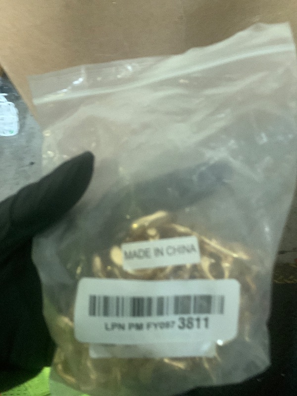 Photo 1 of txprodogchains Big Dog Chain Collar with Buckle Strong Heavy Duty 21MM Thick Wide Stainless Steel Metal 18K Gold Cuban Link Chain Collar for Large Dogs