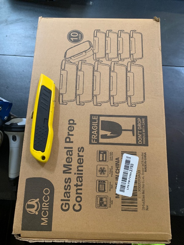 Photo 1 of [10-Pack] Glass Meal Prep Containers with Lids, MCIRCO Food Storage Containers with Snap Locking Lids, Airtight Lunch Containers, Microwave, Oven, Freezer and Dishwasher