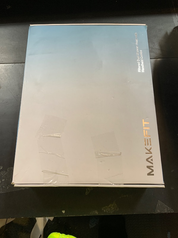 Photo 1 of *******BLACK*******MakeFit Dual Filtered Rain Shower Head Combo, Handheld Shower Head with Adjustable Bar - Rainfall Shower Head And Showerhead with Filter for Hard Water - Removes Chlorine