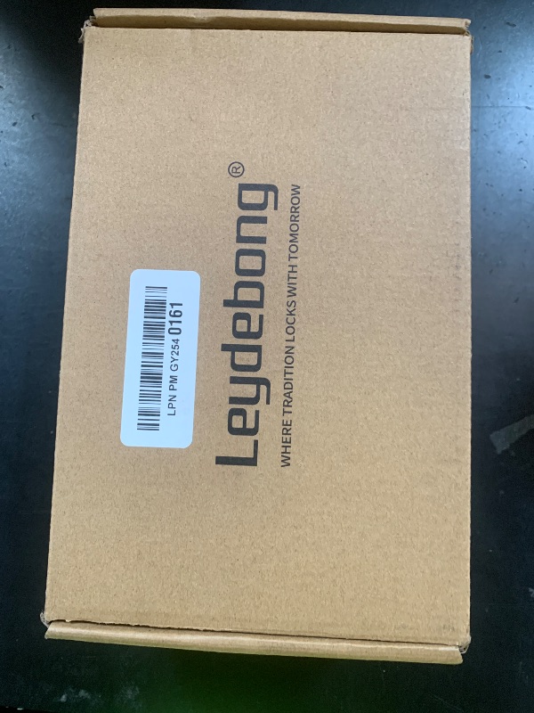 Photo 1 of Leydebong Keyless Entry Fingerprint Door Knob, Smart Biometric Door Lock with Keypad Passcode Door Knob with Auto-Lock for Front Door, Bedroom, Gate & Office