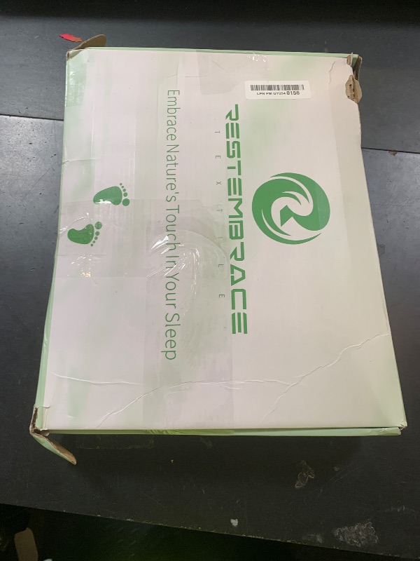 Photo 1 of Grounding Sheets King 25% Silver Fiber 75% Organic Cotton with Outlet Tester and Test Pen, Grounded Bed Sheet Kit Earth Connected Bedding(Gray, King)