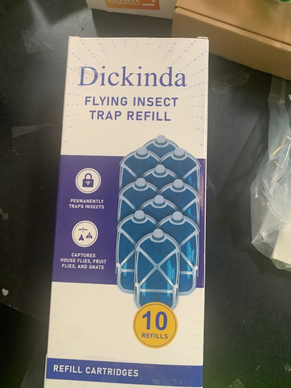 Photo 1 of 10 Pack Refill Cartridges, 2026 Upgraded Flying Insect Trap Refills Compatible with zzevo Flying Insect Trap Indoor Light M364 M364A Fully Compatible Size (10 Refill Cartridges)