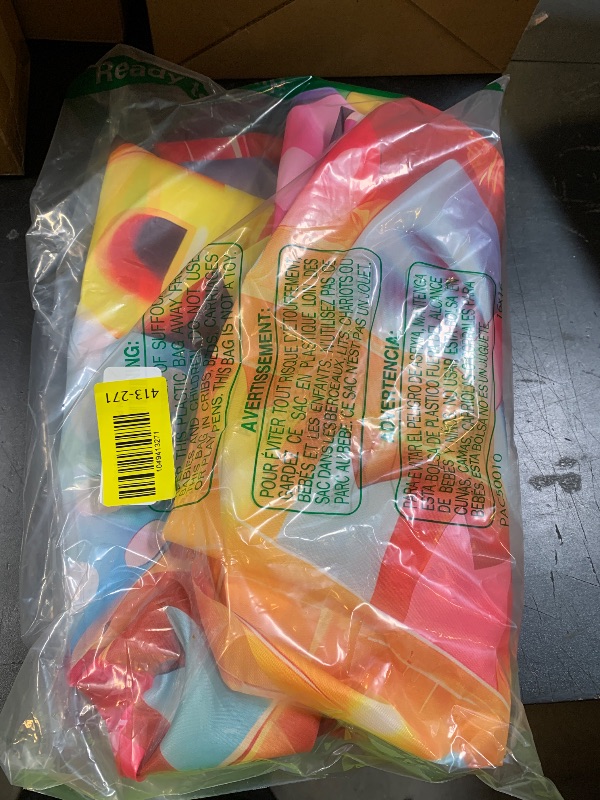 Photo 1 of Colorful Birthday Party Backdrop Bright Happy Birthday Banner Vivid Photography Background for Kids Teens Party Supplies 70.8 x 47.2 Inch