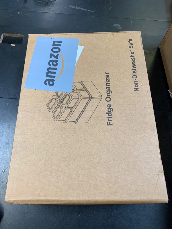 Photo 1 of ZIJUND 14 Pack Fridge Organizer, Stackable Refrigerator Organizer Bins with Lids, BPA-Free Fridge Organizers and Storage Containers for Fruit, Vegetable, Food, Drinks, Cereals, Clear