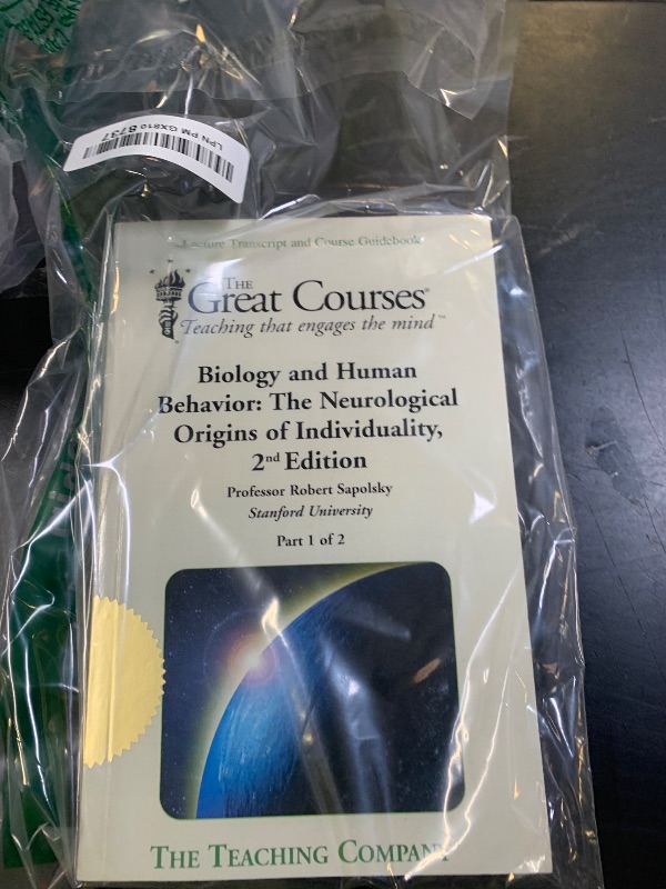 Photo 1 of Biology and Human Behavior: The Neurological Origins of Individuality, Part 1 and Part 2