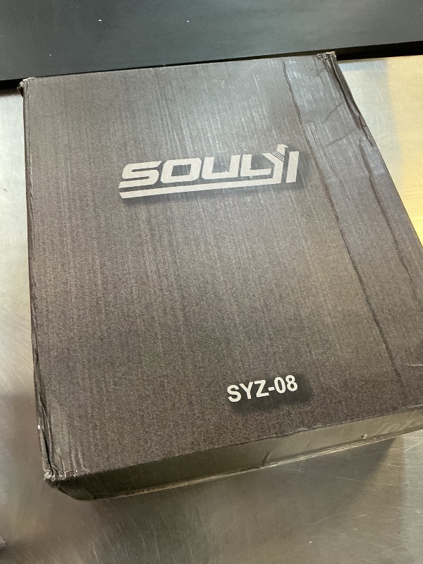 Photo 1 of SOULYI Biometric Gun Safe for Handgun, 3 Way Quick Access Auto Sliding Door Bedside Pistol Safe for Nightstand, Desk, Vehicle with Fingerprint, PIN Code, Key Lock, LED Light, and Silent Mode