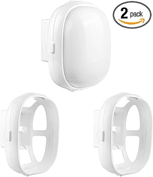 Photo 1 of Wall Mount for Google Nest WiFi Pro - Wi-Fi 6E-No Tools Required and No Cord Clutter Easy Moved Holder Bracket Compatible with Google Nest WiFi Pro- Wi-Fi 6E (2-Pack)
