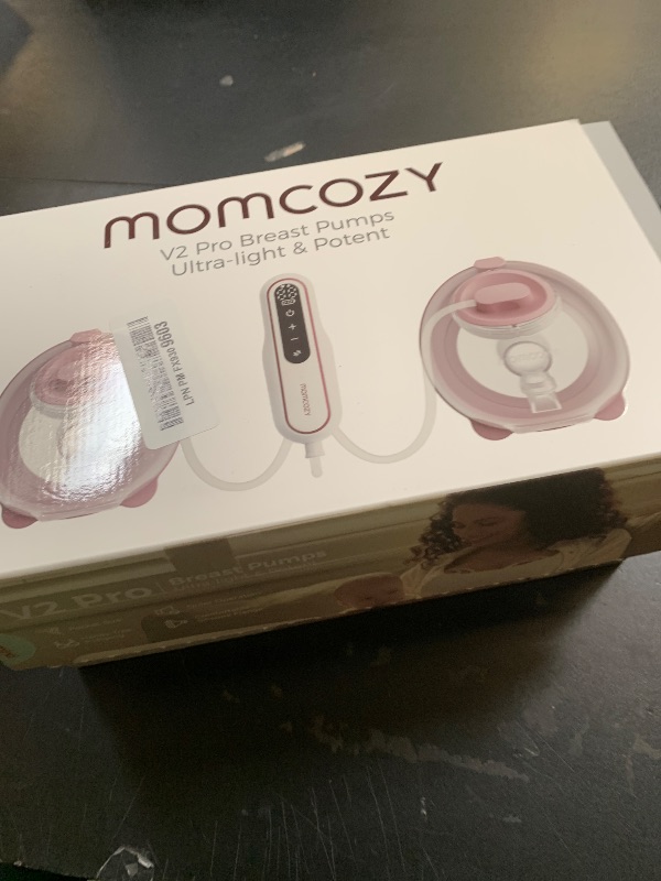 Photo 1 of Momcozy Wearable Breast Pump V2 Pro Ultra-Lightweight, Double Electric Breast Pump Hands-Free & Portable Pump with Upgraded Flange, Quiet & Leak-Proof Electric Pump for Pumping Moms