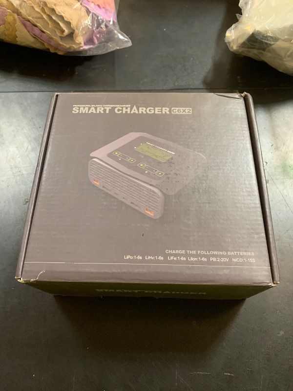 Photo 1 of Hiyiton C6X2 Dual LiPo Battery Charger DC 240W 10A,Smart Balance Charger Discharger for LiPo/Li-ion/Life(1-6s) NiCd/NiMH/LiHV/PB,RC Car Battery Charger