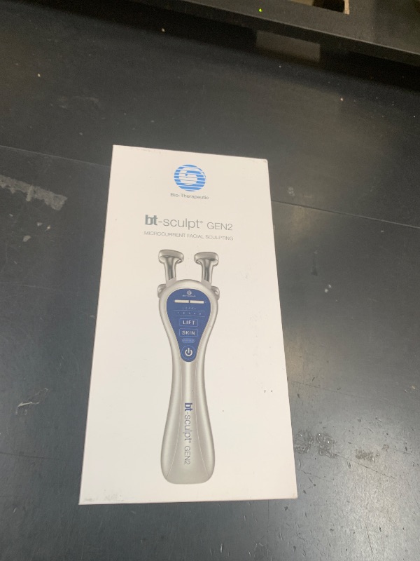 Photo 1 of bt-Sculpt GEN2, Microcurrent Facial Lifting, Sculpting, and Firming with Proprietary Kinesthetic Lifting for Home use (Brushed Alloy)