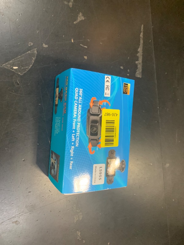 Photo 1 of 360° 4 Channel 1080P Dash Cam Front and Rear Inside,3” Dash Camera for Cars Car Camera with WiFi,APP Control,IR Night Vision,Loop Recording,G-Sensor,Parking Assistance,24H Parking Monitor+64G SD