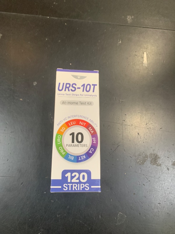 View 2 of 10-in-1 Urine Test Strips for Urinalysis – Full Panel Urinalysis Test Strips for Protein, Nitrite, Leukocytes, pH, Kidney and Liver Function (120 Strips)