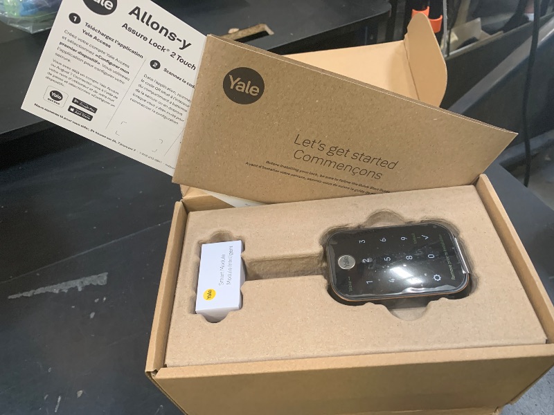 Photo 1 of Yale Assure Lock 2 Touch Deadbolt, Oil Rubbed Bronze Smart Keyless Entry Door Lock with Wi-Fi Connected Touch Keypad and Fingerprint Scanner, YRD450-F-WF1-0BP