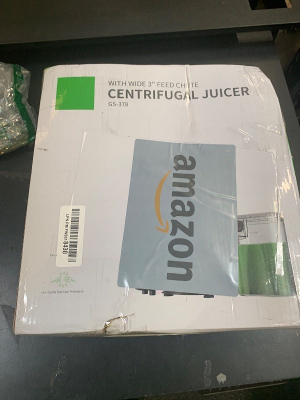 Photo 1 of GDOR 800W Juicer Machine, 3” Wide Feed Chute, Dual-Speed Centrifugal Juicer for Fruits & Vegetables, Anti-Drip Function, BPA-Free, Easy to Clean with Brush, White