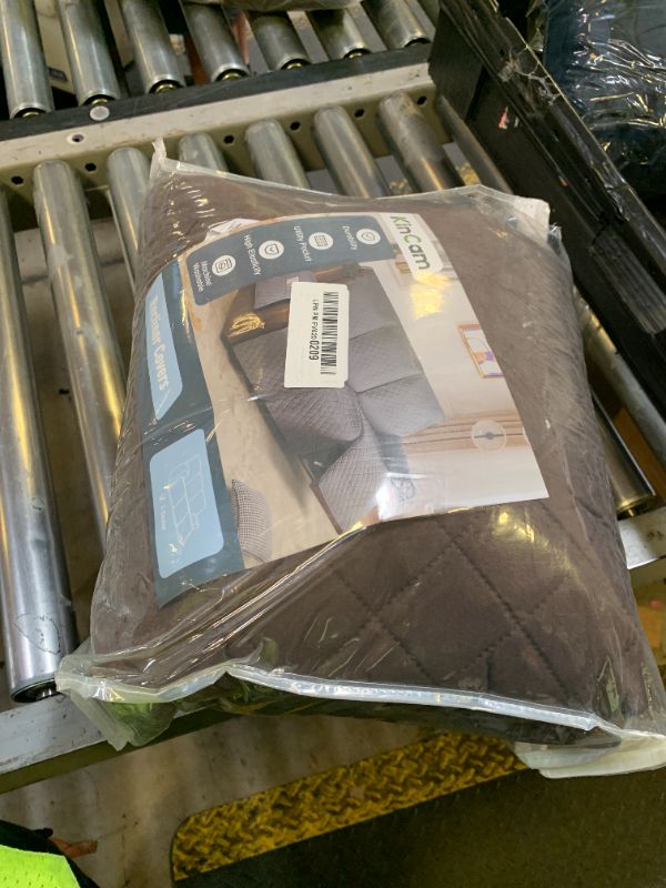 Photo 1 of KinCam Waterproof Recliner Sofa Cover, Non-Slip Reclining Couch Covers for 3 Seat, Recliner Couch Cover Furniture Protector with Elastic Straps for Pets, Kids, Chocolate