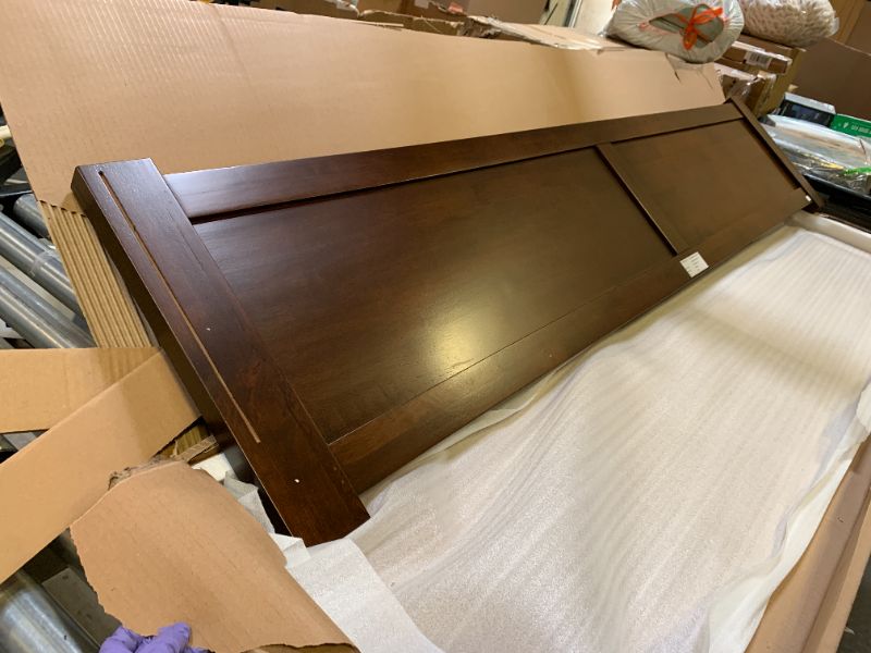 Photo 1 of wooden headboard