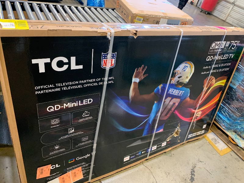Photo 1 of TCL 75 Inch Class QM8K Series | Mini LED QLED 4K HDR | 75QM8K, 2025 Model | 120HZ-144HZ Anti Reflective Wide Angle Screen Smart Google TV Dolby Atmos | Voice Remote Alexa Gaming Streaming Television