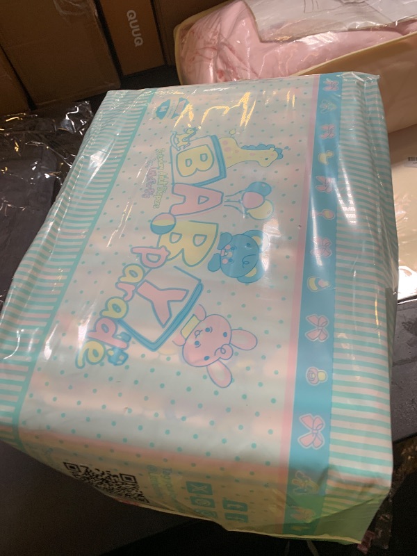 Photo 1 of Littleforbig Adjustable Hook-and-Loop Fastener Closure Adult Printed Cloth Back Diaper 10 Pieces - Baby Parade (Medium 28"-38")