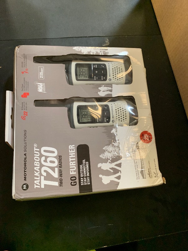 View 2 of motorola 2-Way Radio, 2-Pack, 25Mi, White