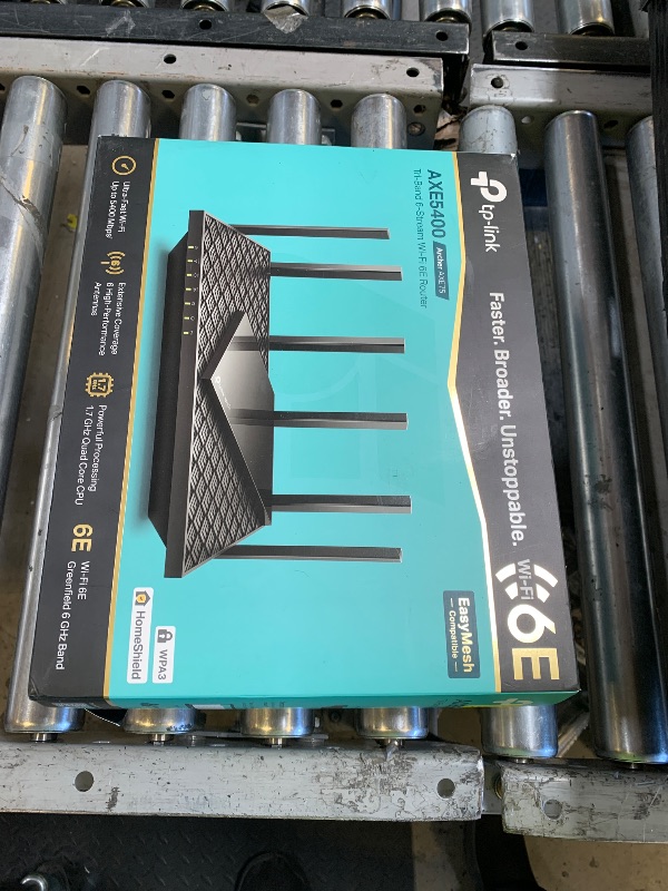 Photo 1 of TP-Link AXE5400 Tri-Band WiFi 6E Router (Archer AXE75), 2025 PCMag Editors' Choice, Gigabit Internet for Gaming & Streaming, New 6GHz Band, 160MHz, OneMesh, Quad-Core CPU, VPN & WPA3 Security