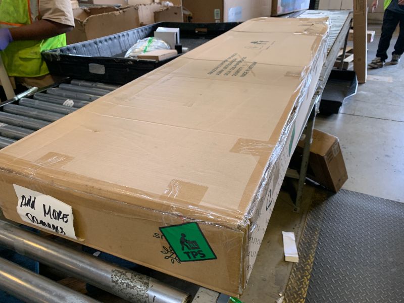 Photo 1 of Zinus Alexia Wood Platform Bed Frame with headboard, Solid Wood Foundation with Wood Slat Support, No Box Spring Needed, Easy Assembly, Rustic Pine, Queen