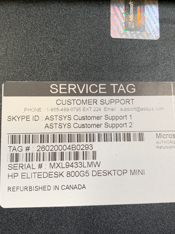 Photo 1 of HP EliteDesk 800 G5 High-Performance Mini PC Desktop Computer, 9th Gen Core i5-9500T, 16GB DDR4 RAM, 512GB SSD, Keyboard & Mouse, 4K Support, WiFi, Windows 11 Pro (Renewed)