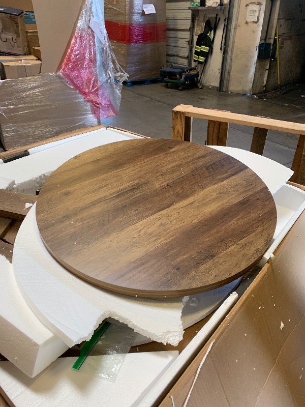 Photo 1 of Flash Furniture Emmy Adjustable Classroom Activity Table with 6 Stackable Chairs, Plastic Activity Table for Kids, 23.625" W x 47.25" L, Natural