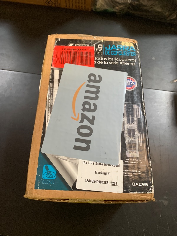 Photo 1 of Waring Commercial The Raptor Copolyester Container, 64-Ounce, Clear