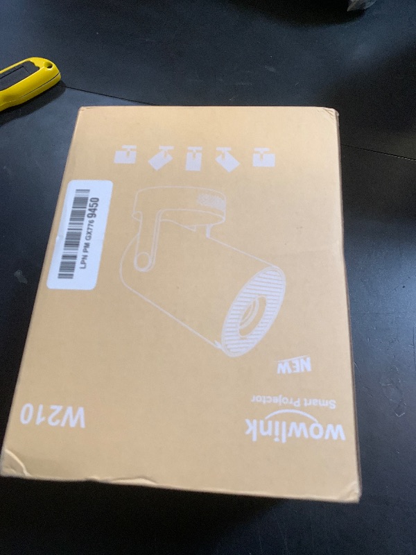 Photo 1 of [Built-in Apps & 2026 Upgraded] Mini Projector with WiFi 6 and Bluetooth 5.4 Support 4K 1080P Auto Keystone 180° Rotatable Projector Portable Compatibile with HDMI/TV Stick/Memory Stick/Laptop, Dark