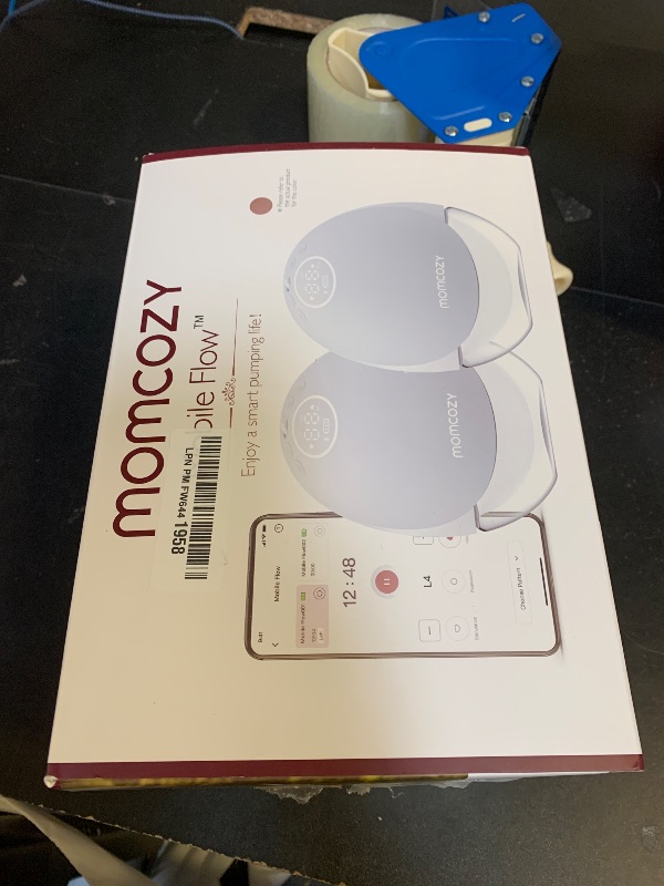 Photo 1 of Momcozy Wearable Breast Pump, Hands Free Upgraded Mobile Flow | M9, App Discreet Control with Personalized Multi-Modes & 15 Levels, Wearable Breast Pump 24mm, 2 Pack Cozy Red