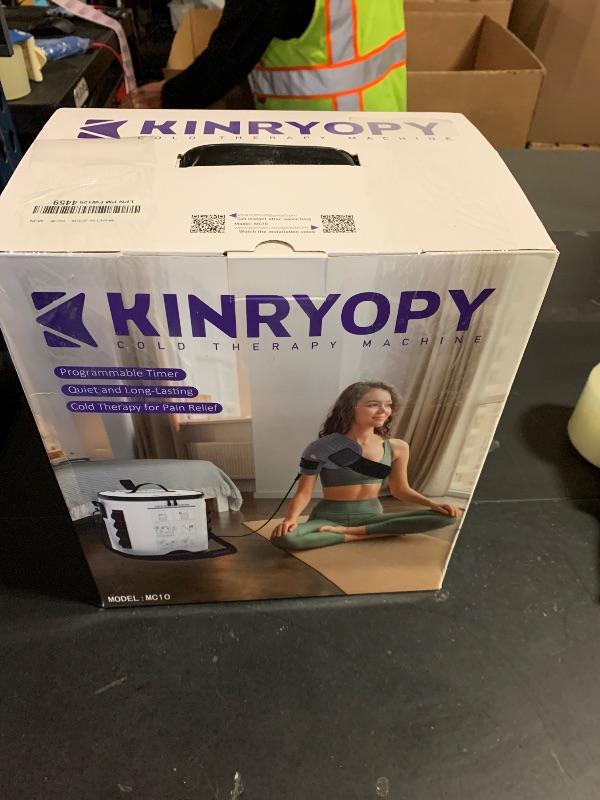 Photo 1 of Cold Therapy Machine for Shoulder with Programmable Timer, Portable Ice Machine for Shoulder After Surgery, Lightweight Replacement Recovery System, Cryotherapy Pain Relief w/Compression Pad