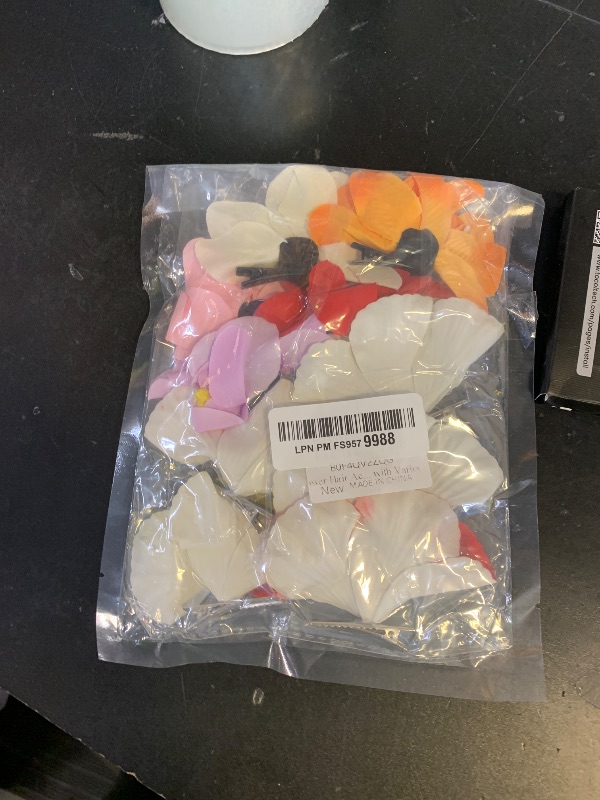 Photo 1 of 10 PCS Flower Hair Accessories, Flower Hair Clips for Women, Hawaiian Flowers for Hair Clips for Hawaiian Party Beach Vacation Pool Party Match with Various Clothing