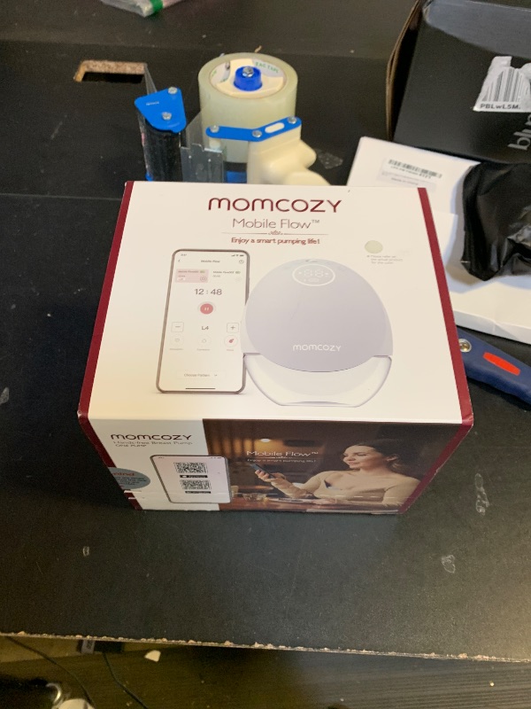 Photo 1 of Momcozy Breast Pump Hands Free Upgraded Mobile Flow | M9, App Discreet Control with Personalized Multi-Modes & 15 Levels, Wearable Breast Pump 24mm, 1 Pack Gray