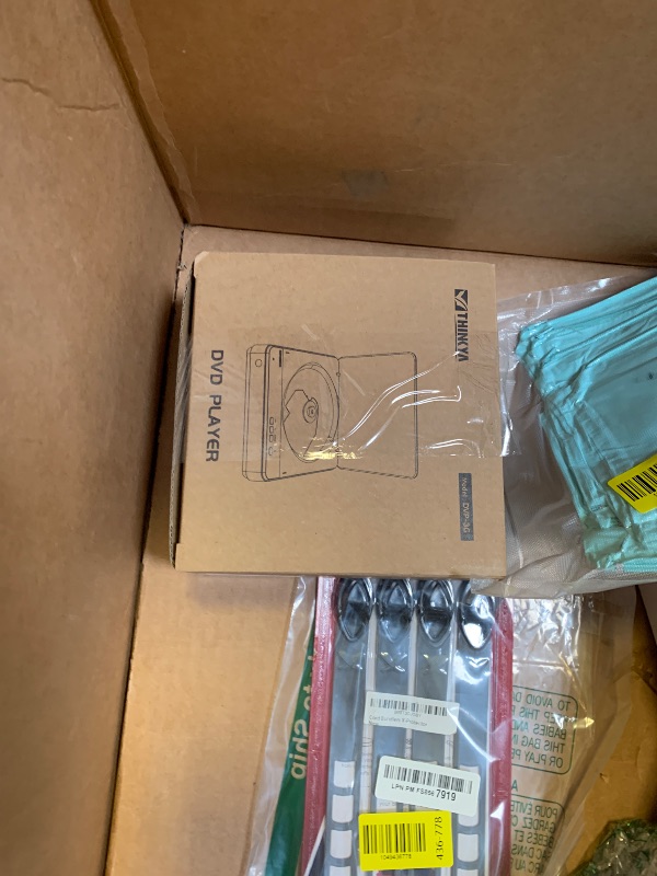 Photo 1 of Portable DVD Player, All Region Free DVD Player with 1080P HDMI Upscaling for Smart TV, Compact Mini DVD Player with HDMI & AV Output, USB Playback, Anti-Shock, Remote Included