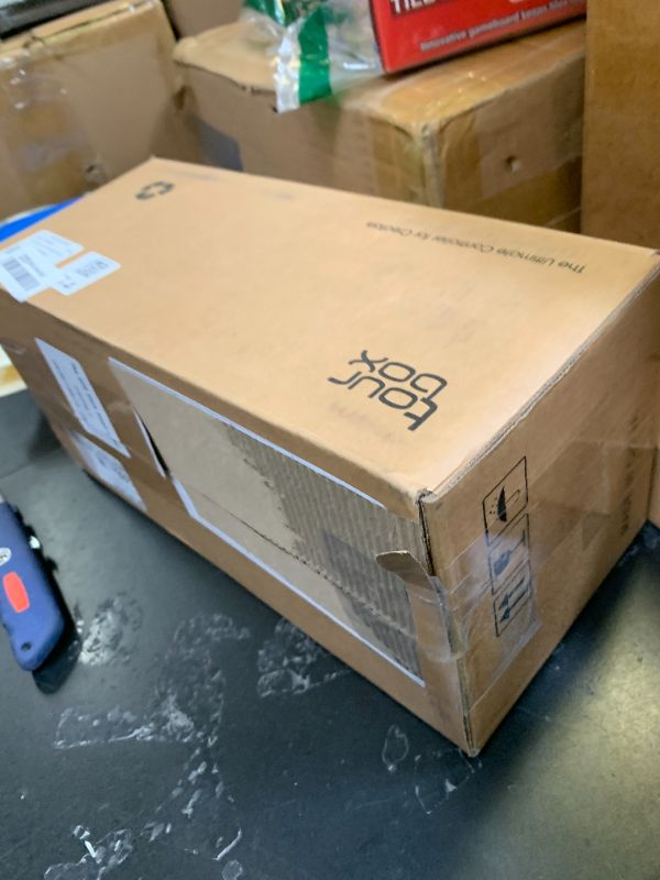 Photo 1 of TOUR BOX Elite Plus All-in-Creative Controller, Bluetooth Keyboard for Photo & Video Editing, Color Grading, Illustration, Works with Procreate, Adobe & Davinci, Cable Bag Included (Ice Translucent)