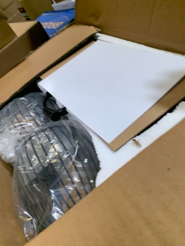 Photo 1 of Dimmable Floor Lamp, 3 x 800LM LED Edison Bulbs Included, Farmhouse Industrial Floor Lamp Standing Tree Lamp with Elegant Teardrop Cage Tall Lamps for Living Room Bedroom Office Dining Room-Black