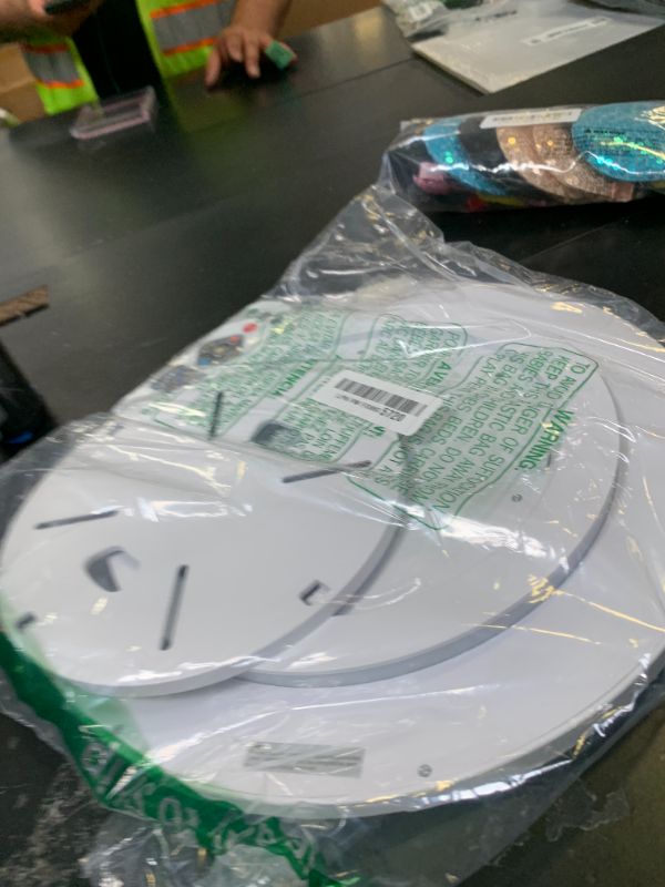 Photo 1 of 10000mAh Rechargeable Motion Sensor Ceiling Light with Remote, Battery Operated Closet Light No Wiring, Magnetic Wireless LED Ceiling Lights, 3 Color Overhead Lamp for Shower Office Pantry Hallway