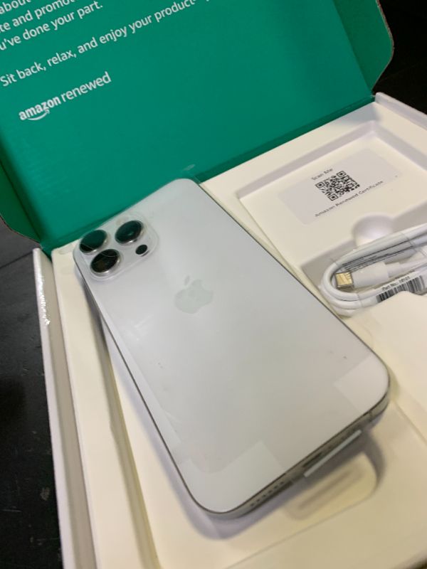 Photo 1 of Apple iPhone (Renewed Premium) 16 Pro Max, US Version, 1TB, White Titanium - Unlocked