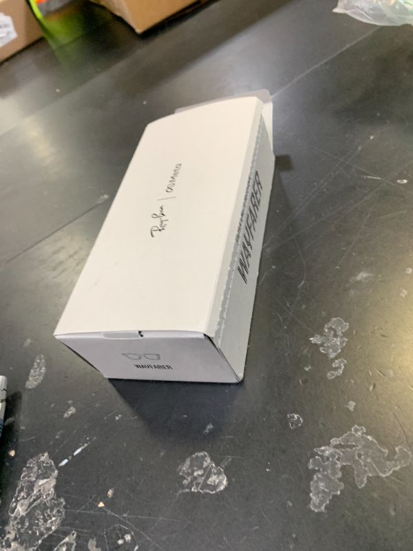 Photo 1 of Ray-Ban Meta (Gen 1), Wayfarer, Matte Black | Smart AI Glasses for Men, Women —12 MP Camera, Open-Ear Speakers for Audio, Video Recording and Bluetooth —Transitions® Green Lenses —Wearable Technology