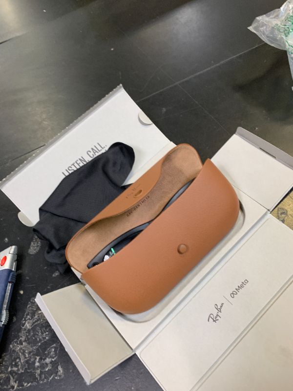 Photo 1 of Ray-Ban Meta (Gen 1), Wayfarer, Matte Black | Smart AI Glasses for Men, Women —12 MP Camera, Open-Ear Speakers for Audio, Video Recording and Bluetooth —Transitions® Green Lenses —Wearable Technology