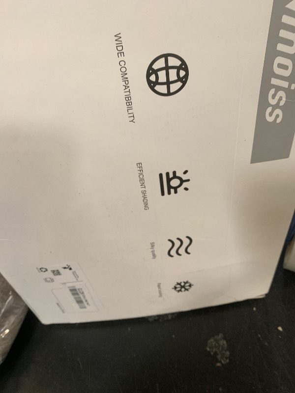 Photo 1 of [2026 Upgraded] Nmoiss Car Windshield Sun Shade [Dot Matrix Reflective Coating] Extended Edge No Light Leakage Design Cooling Protect Car Interior from UV Damage-XL