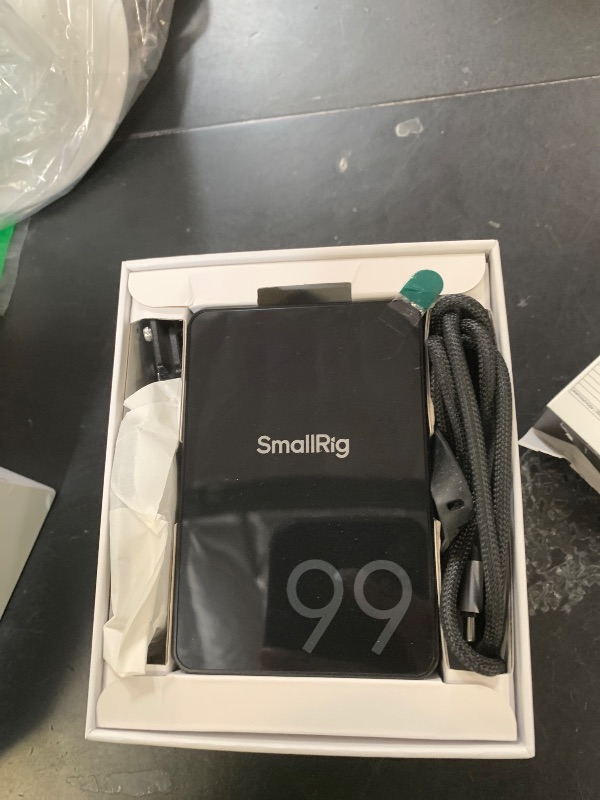 Photo 1 of SMALLRIG V Mount Battery VB99 Pro, 99Wh / 6800mAh V Lock Battery with 100W Output, 2.5H Full Charge, with V Mount Plate, Compact Camera Rig for Sony FX3/A7 IV/A7S III, for Canon R5/R6, for Nikon Z8
