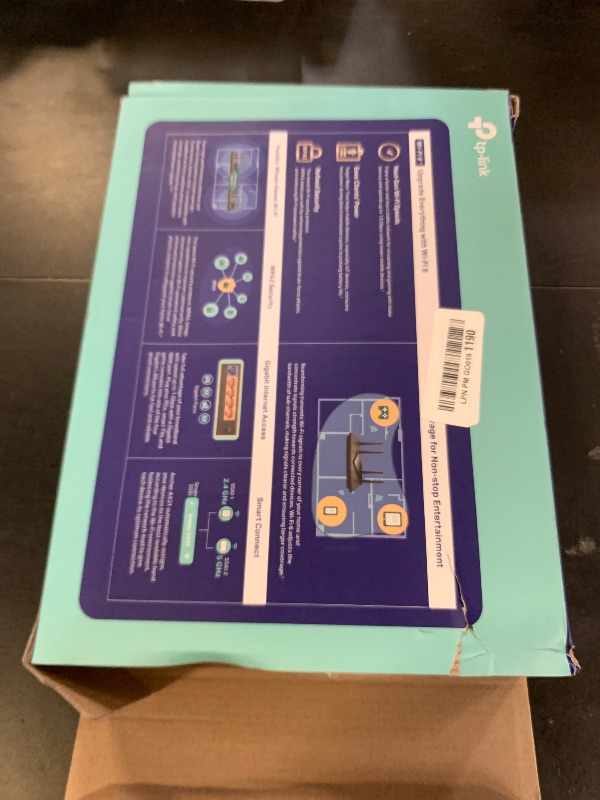 Photo 1 of TP-Link AX1800 WiFi 6 Router (Archer AX21 V5) – Dual Band Wireless Internet, Gigabit, Easy Mesh, Works with Alexa - A Certified for Humans Device, Free Expert Support