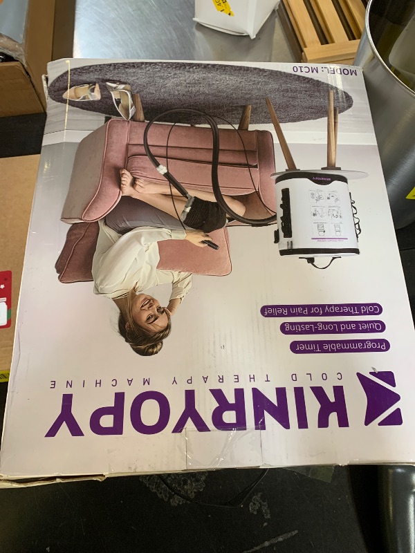 Photo 1 of Cold Therapy Machine with Programmable Timer, Portable Ice Machine for Knee After Surgery, Knee Replacement Recovery System, Cryotherapy Pain Relief w/Compression Pad