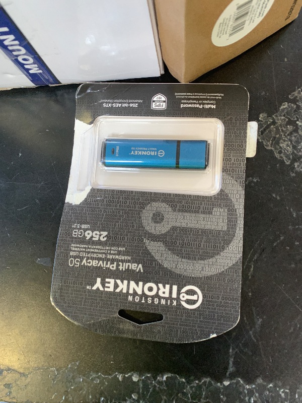 Photo 1 of Kingston IronKey Vault Privacy 50 256GB Encrypted USB | FIPS 197 | AES-256bit | BadUSB Attack Protection | Multi-Password Options | IKVP50/256GB