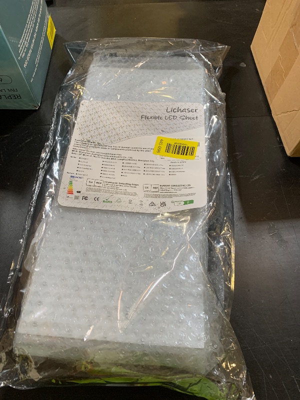 Photo 1 of 4 Pack LED Backlight Sheet 3000K-6500K Warm and Cold 24V 36W, Dimmable LED Panel Sheet Work with Alexa, Flexible Backlit Light Remote & APP Control, 19.7X9.7 Inch for Marble, Onyx, Quartz Countertop