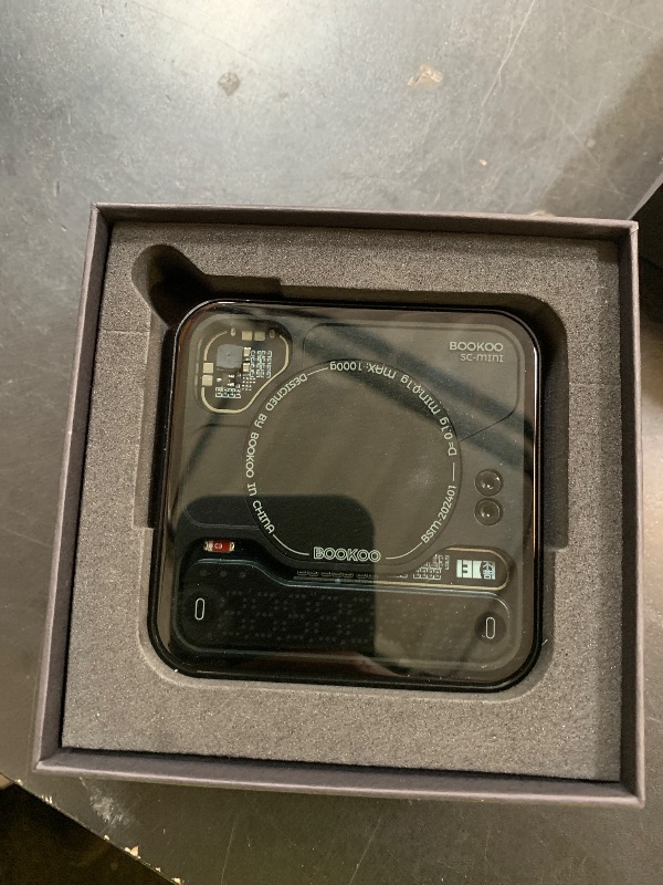 Photo 1 of BOOKOO Coffee Scale Espresso Scale with Timer Mini Digtial Coffee Scale Rechargeable with Auto Mode Flow Rate Mode for Coffee Extraction Scale for Coffee APP Bluetooth Connection Coffee Bean Scale